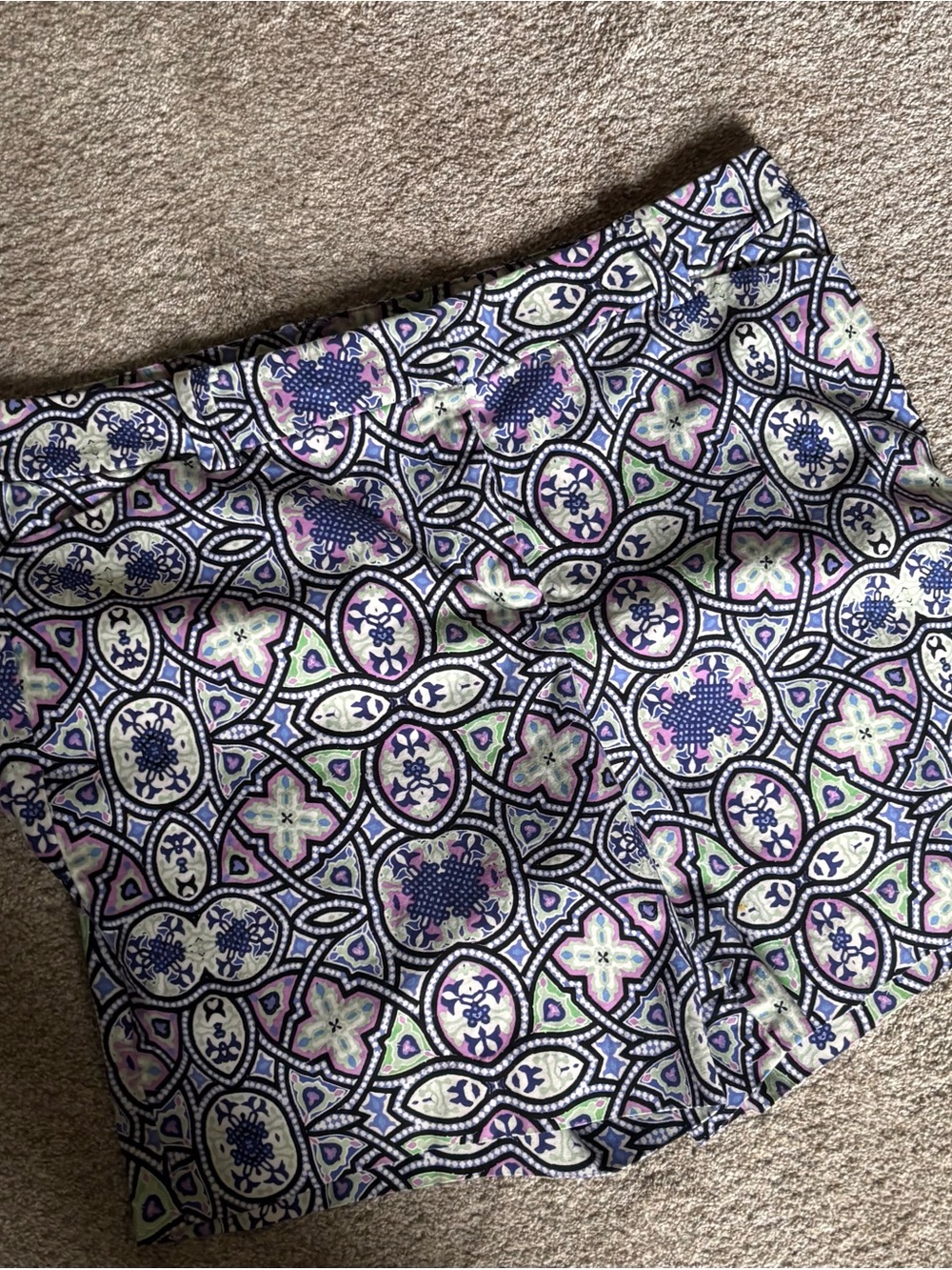 Talbots Women's Shorts in Navy, Purple & Mint